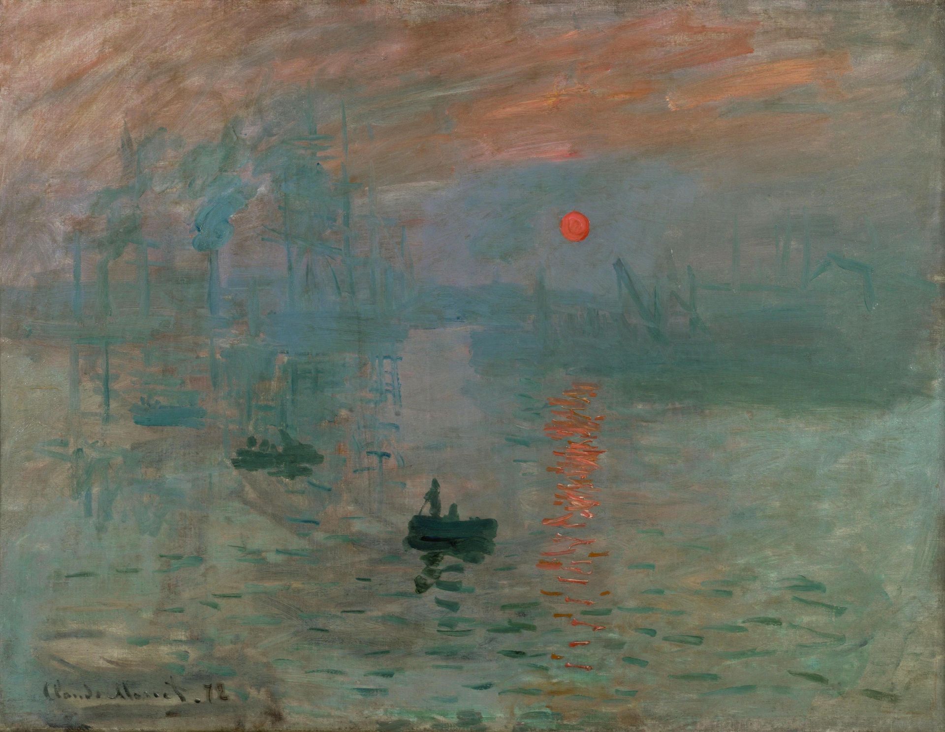 Claude Monet - Impression, Sunrise 